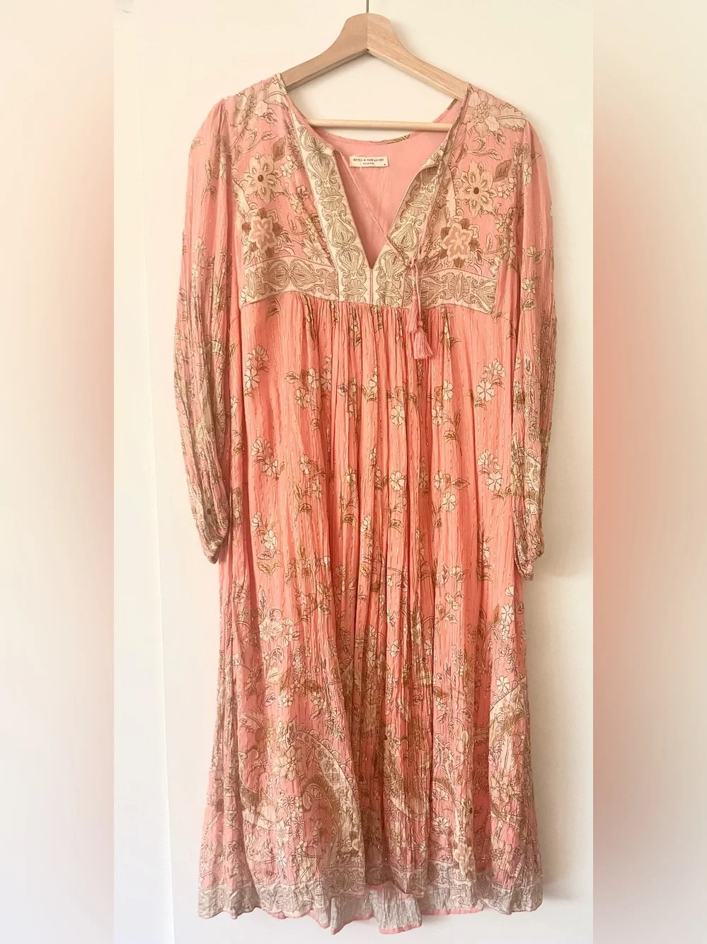 Spell & The Gypsy Collective Hendrix boho dress in dusty pink - Picture 1 of 2